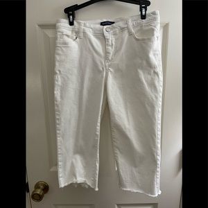 BANDOLINO Lady Amy Capri JeansWhite Sz4